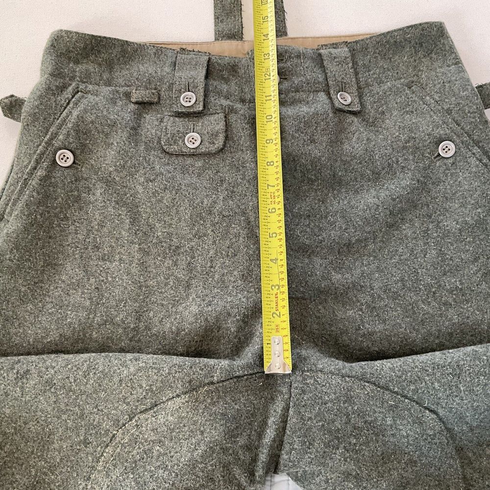 WWII German M43 Field Wool Trousers Pants Men’s 34” Waist WW2 - Picture 11 of 13